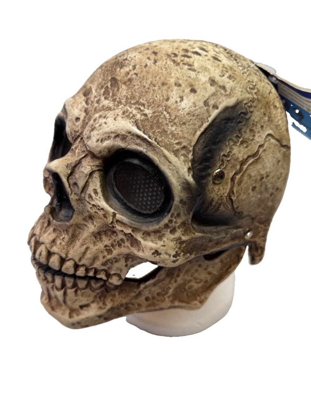 Latex Moving Mouth Skull Adult Halloween Costume Mask | One Size NWT